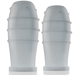 Oxballs Suce-Tétons Lankyz 20 mm Blancs